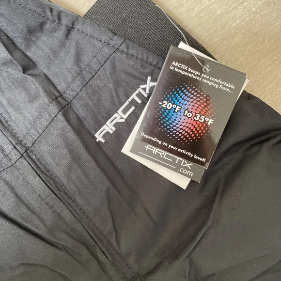 Arctix Baby Chest High Snow Bib Overalls Ski Snow Pants New Size 12M Black - Picture 2 of 5